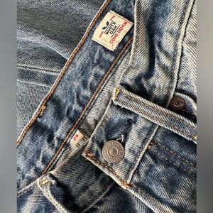 Levis Wedgie Icon White Cone Denim